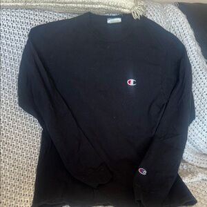 Champion Black Crewneck Sweatshirt